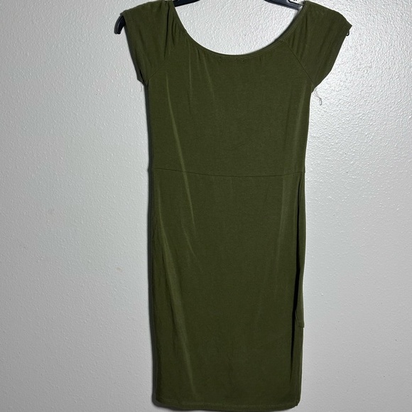 Heart & Hips Women‎ Party Olive Green Bodycon Mini Dress Size Small. - Picture 6 of 8